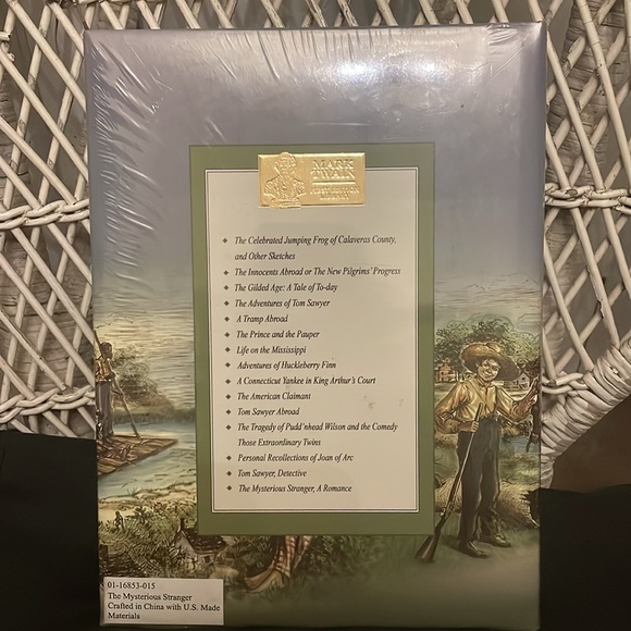 Price drop/ **NWOT The Mysterious Stranger, A Romance —Hardback Book - Picture 2 of 5